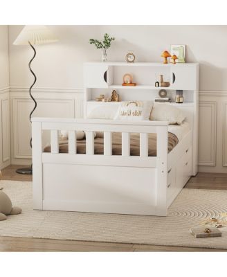 Streamdale Captain Bed Frame with Storage and Shelves