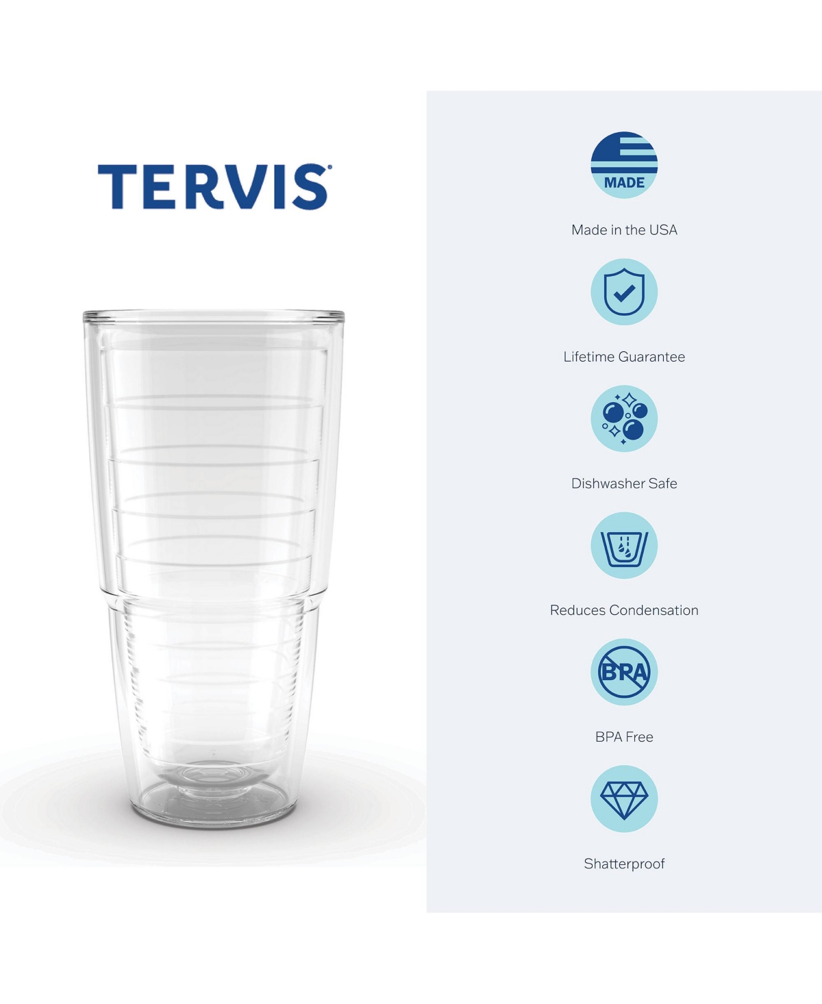 Tervis Tumbler Tervis Florida Gators - Tradition Made in Usa Double Walled Insulated Tumbler Travel Cup Keeps Drinks Cold & Hot, 24oz, Classic - Open