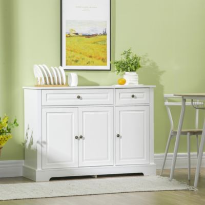 Modern Sideboard Buffet Cabinet with Storage Cupboards and Drawers
