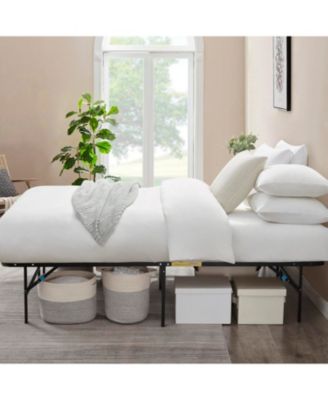 14" Adjustable Foldable Steel Bed Frame - Full
