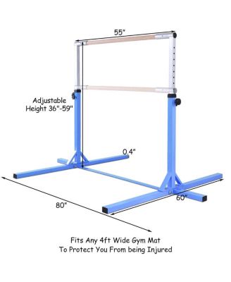 Adjustable Gymnastics Horizontal Bar for Kids