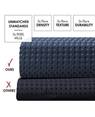 Heavy Duty Fabric Water-resistant Waffle Design Shower Curtains - 72"x72"