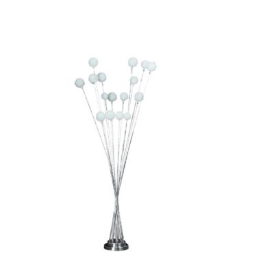 Streamdale Silver Chrysanthe Chrome LED Floor Lamp