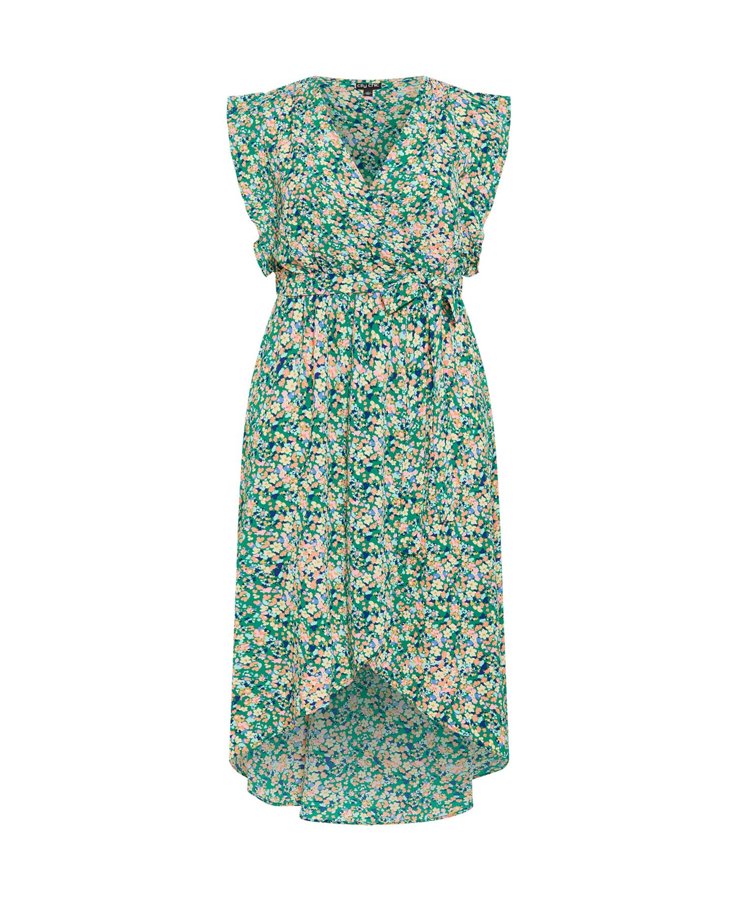 Women's Ditsy Wrap Dress