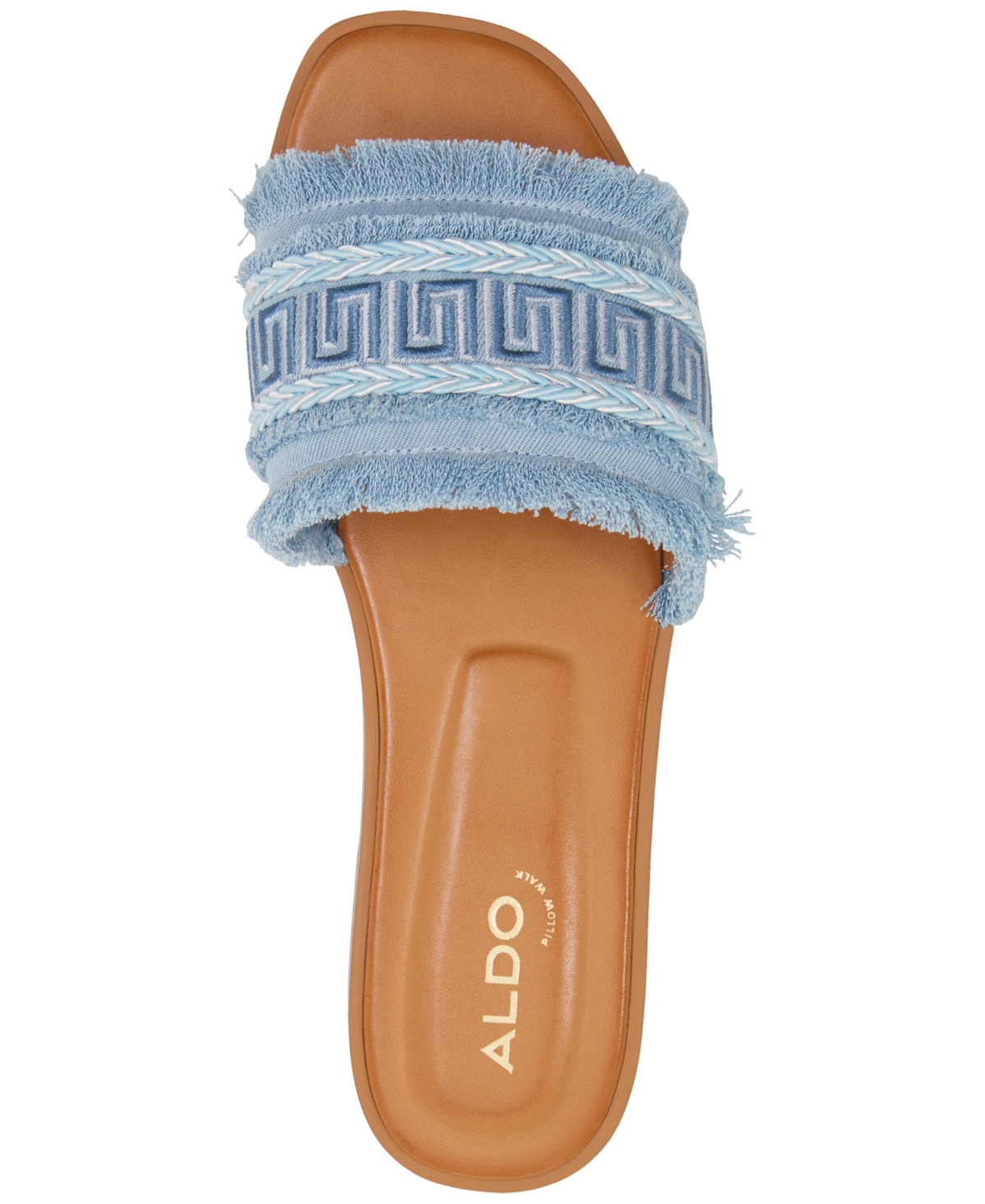 ALDO WOMEN'S NALANI FRINGE SLIDE SANDALS 