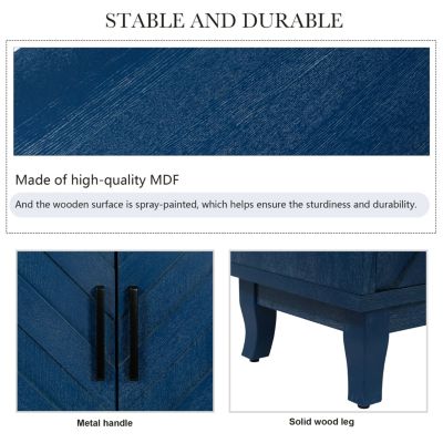 Vintage Style Lacquered Buffet Cabinet