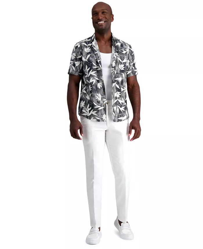 Men's Slim-Fit Linen Pants - thumbnail 4