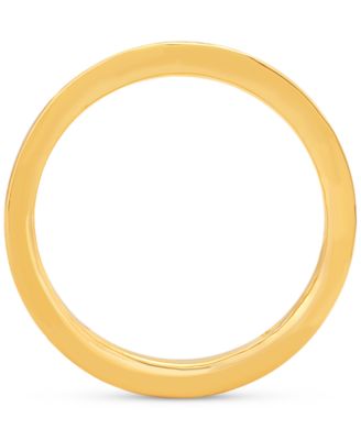 Diamond Bezel-Set Polished Band (3/4 ct. t.w.) in 14k Gold