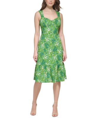 kensie - Women's Floral-Print Midi Dress
