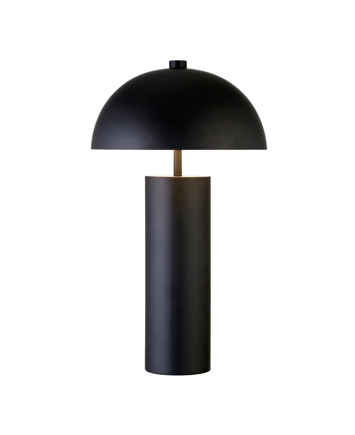 Hudson & Canal York 27" Tall Table Lamp With Metal Shade In Blackened Bronze