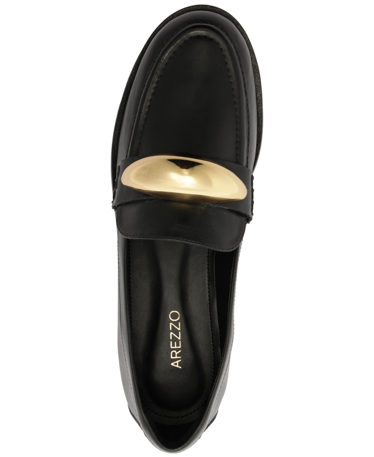 Arezzo Women's Vicky Round Toe Loafers