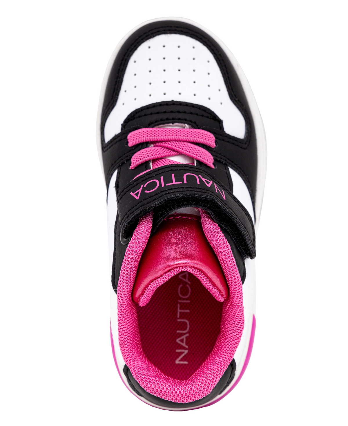 Nautica Toddler Girls Manetta Cira T Girls Casual Sneaker In White,black,pink
