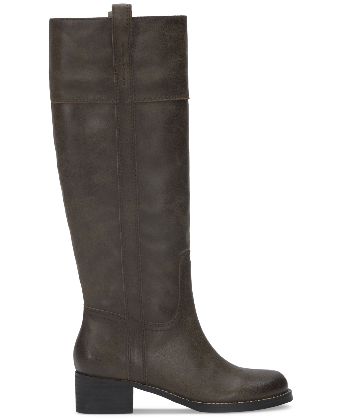 Lucky Brand Women s Hybiscus Knee High Riding Boots Dark Chocolate Suede Smart Closet