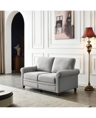 + Loveseat + Linen Fabric + Upholstery with Storage