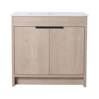 36 Inch Bathroom Vanity Plywood With 2 Drawers