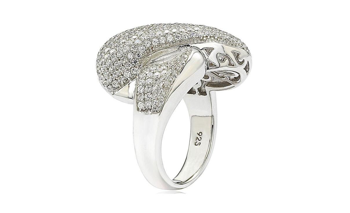 Suzy Levian New York Suzy Levian SterlingCubic Zirconia Pave Puff 