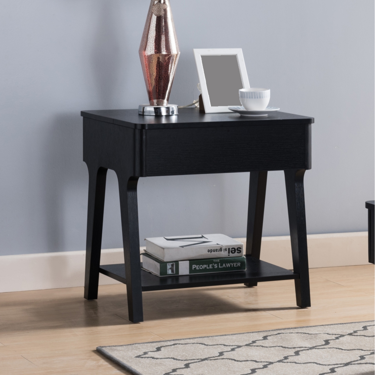 Simplie Fun End Table Black
