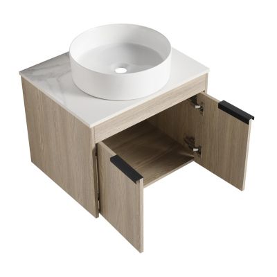 Streamdale 24" Modern Design Float Bathroom Vanity With Ceramic Basin Set