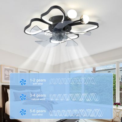 Streamdale Modern Butterfly Design Ceiling Fan with Remote Control