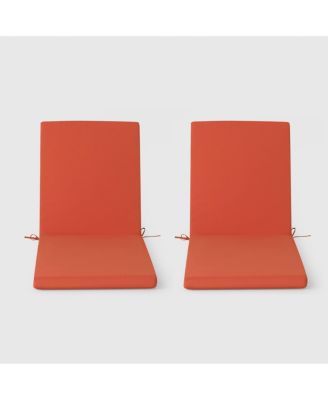Outdoor Chaise Lounge Cushions Set of 2, 74" x 22.5"