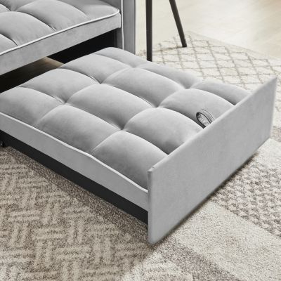 Streamdale Adjustable Folding Sofa Bed Chair - Grey