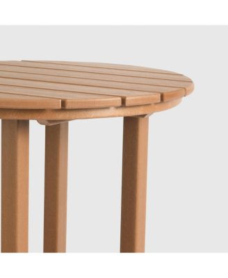 Outdoor Patio Counter Height Bar Stools Bistro Bar Table 4-Piece Set