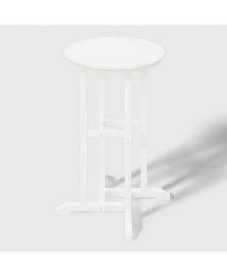 Outdoor Patio Counter Height Bar Stools Bistro Bar Table 4-Piece Set