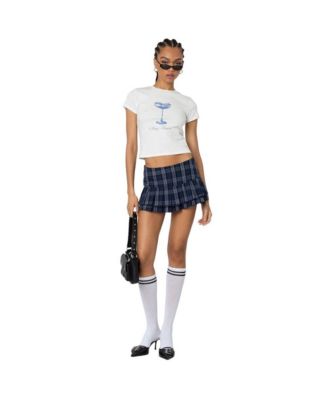 Women's Ara Plaid Pleated Skirt