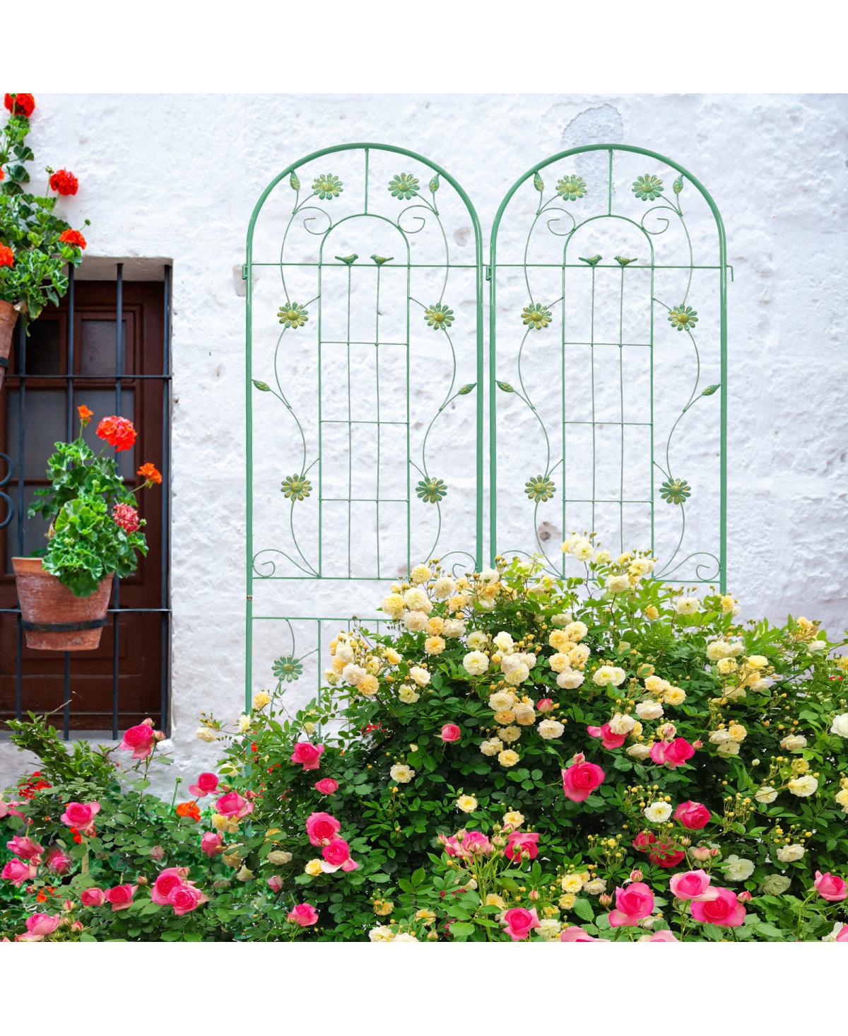 Streamdale Furniture Metal garden trellis for climbing plants, 86.7