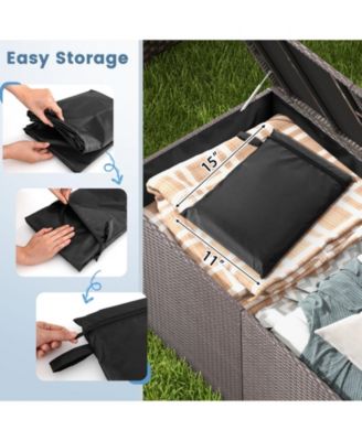 Patio Standing Propane Heater Cover Waterproof W/Zipper and Bag