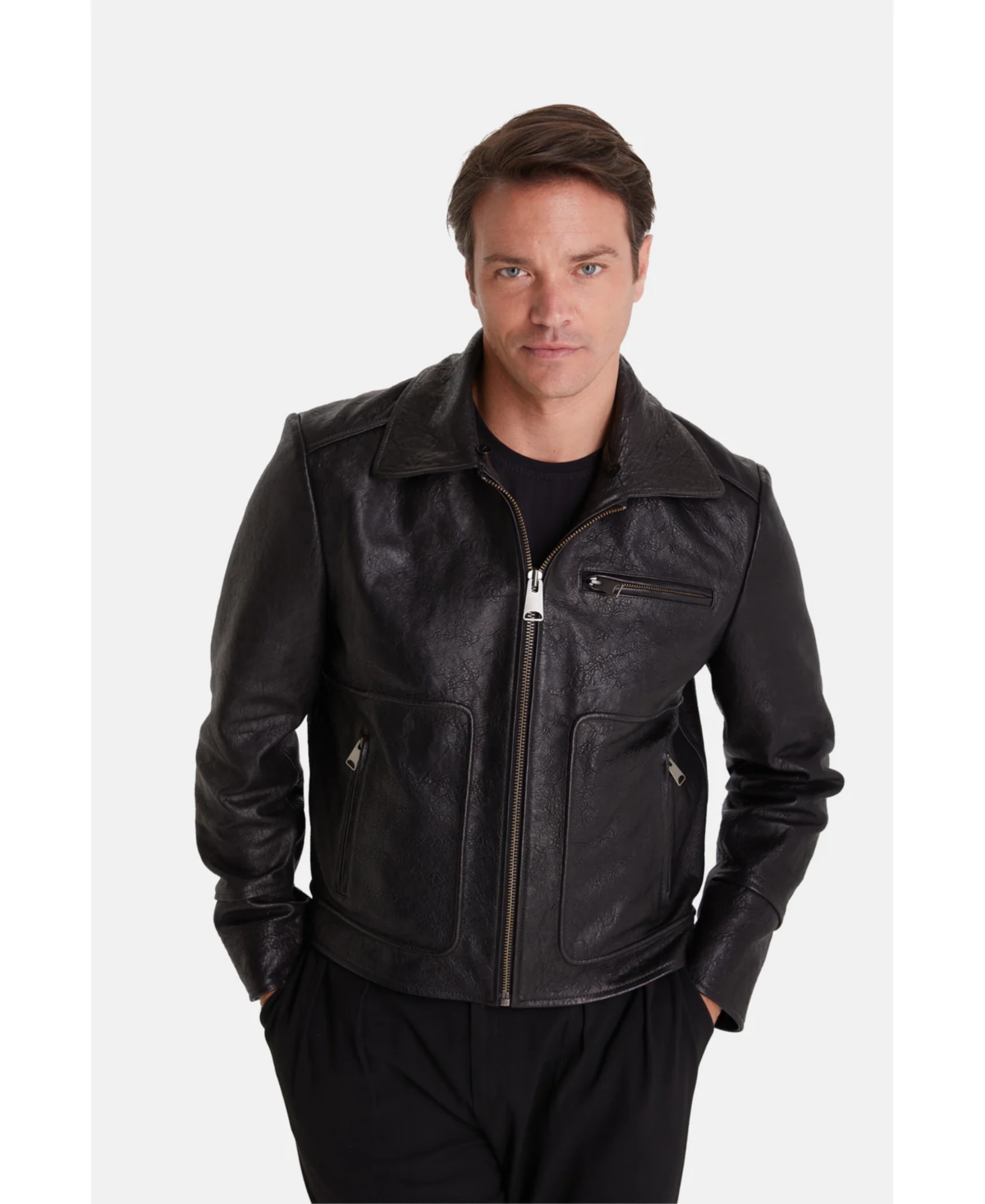 Furniq Uk Men's Leather Jacket