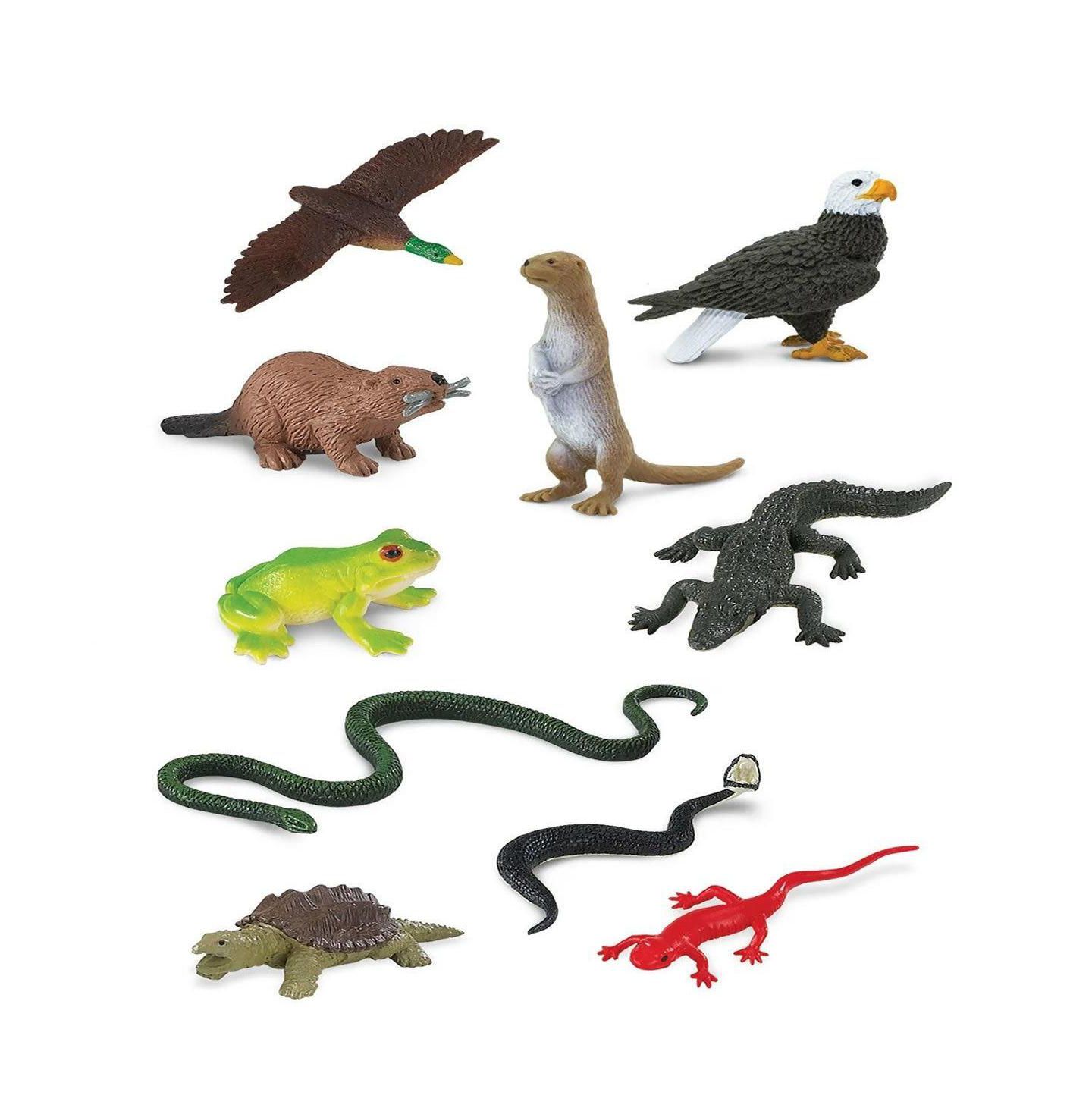 Набор фигурок Kaplan Early Learning «Животные», мини, 60 шт., от 3 лет — фото 2