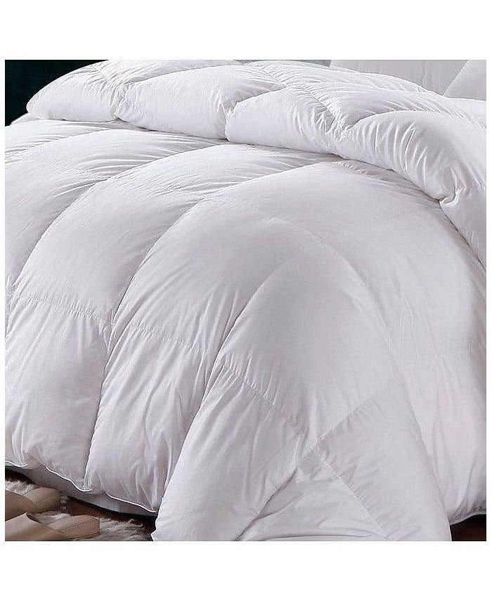 Egyptian Linens 750 Fill Power Oversized Goose Down Comforter, Oversize