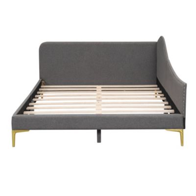 Streamdale Upholstered Full-Size Daybed with Armrest