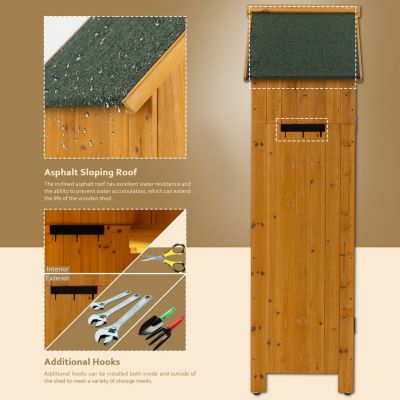 Streamdale Outdoor Storage Cabinet 70.5H x 30.3L x 21.3W