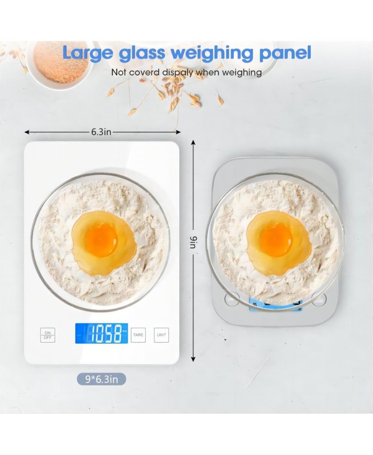 Sugift Kitchen Food Scale Led Display