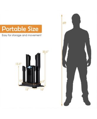 Electric Shoe Boot Dryer 4 Shoes with 180 Mins Timer Ozone Disinfection