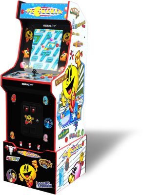 Arcade1Up PAC MAN Customizable Arcade Game Featuring PAC MANIA ...