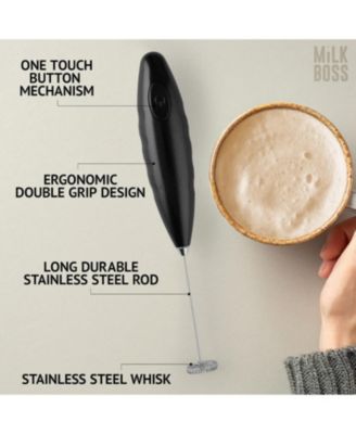 Milk Boss Powerful Milk Frother Wand - Milk Frother Handheld