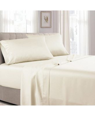 Low Profile (7-10 Inches) Sheet Set 100% Cotton Sateen USA, Twin XL