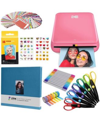 Step Mobile Instant Photo Printer 2x3" & Scrapbook Bundle