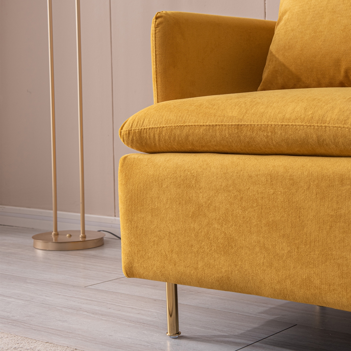 Streamdale Furniture Modern Fabric Accent Armchair, Upholstered Single Sofa Chair,Cotton Linen-30.7