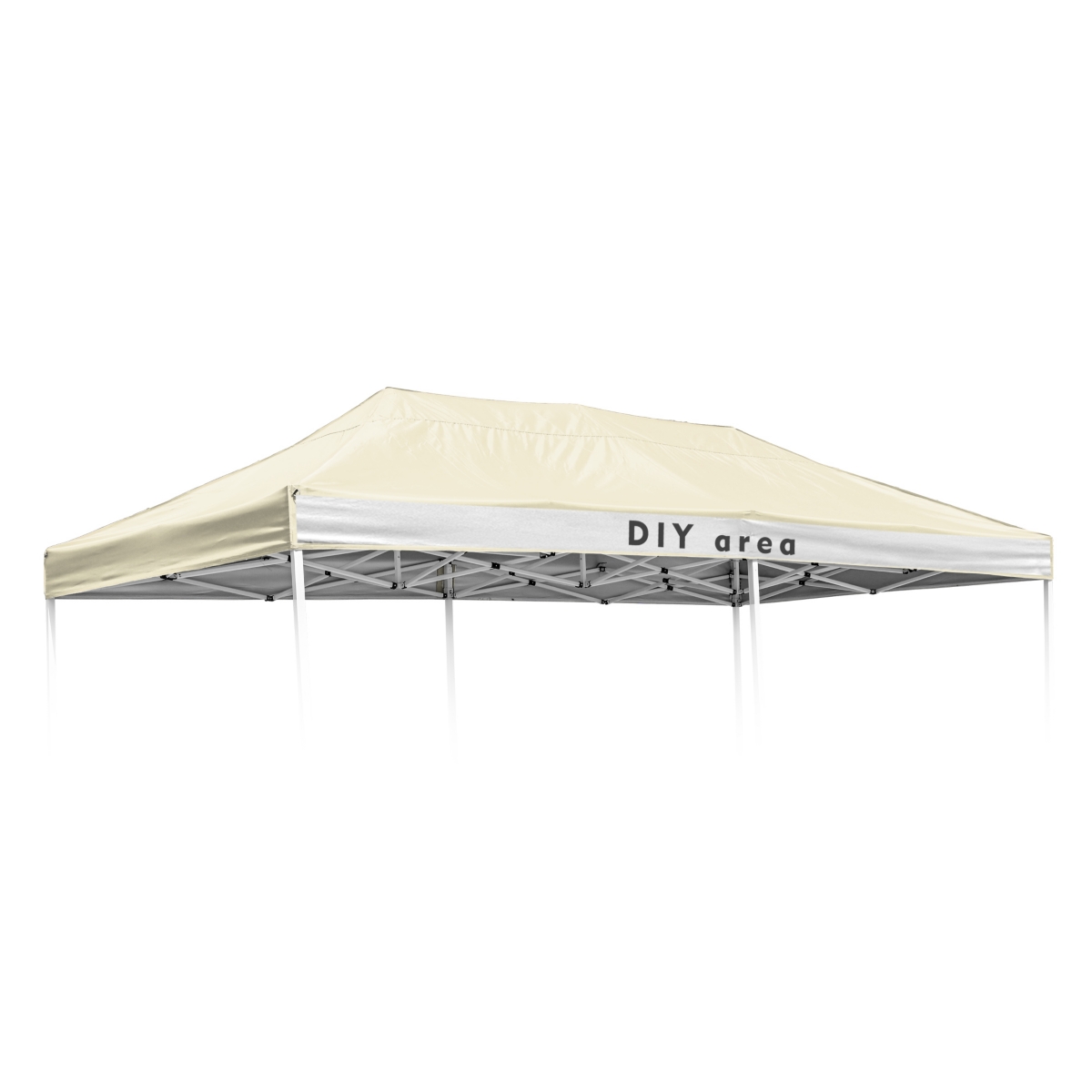 10x20Ft Replacement Pop up Canopy Top Sunshade Cover Outdoor Patio - Natrual