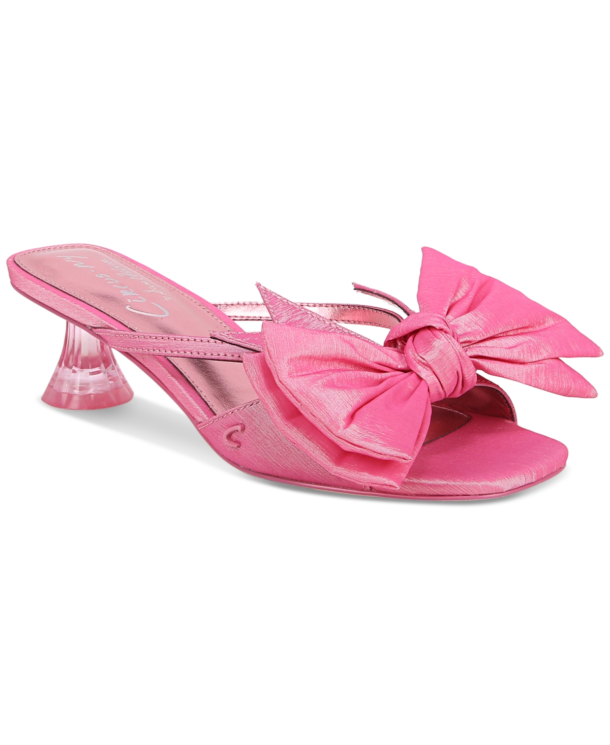Circus Ny By Sam Edelman Natalina Sandal In Dark Pink Sorbet Satin