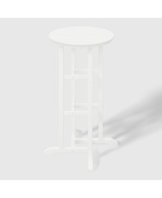 Outdoor Patio Bar Height Table and Bar Stool 4-Piece Dining Set