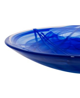 15" Contrast Dish Blue Serve Ware 