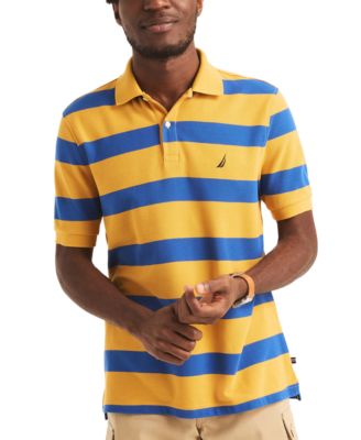 Nautica Men s Classic Fit Striped Deck Polo Shirt