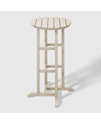 Outdoor Patio Bar Height Table and Bar Stool 4-Piece Dining Set