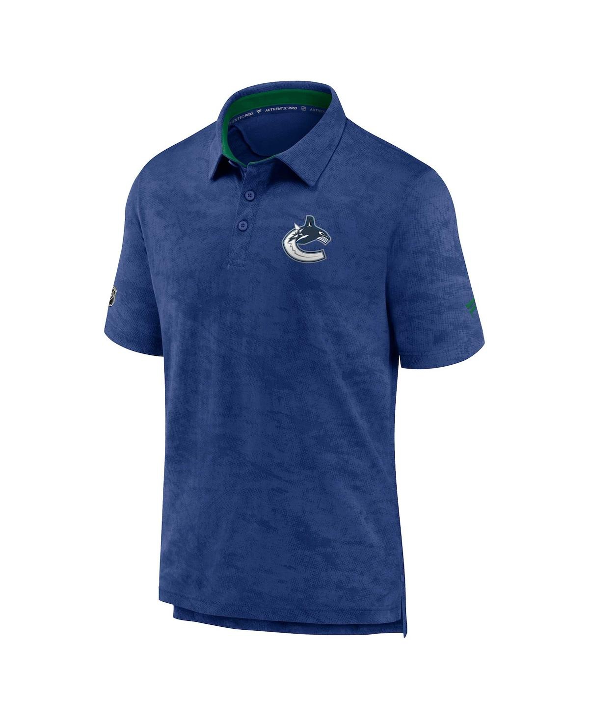 Fanatics Men's Vancouver Canucks Authentic Pro Rink Polo - Green
