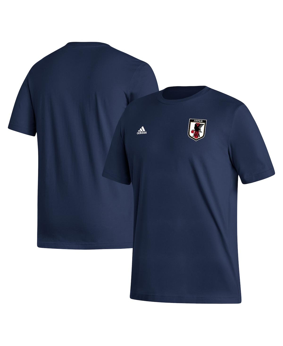 Adidas Originals Men's Navy Japan National Team Crest T-shirt In Blue